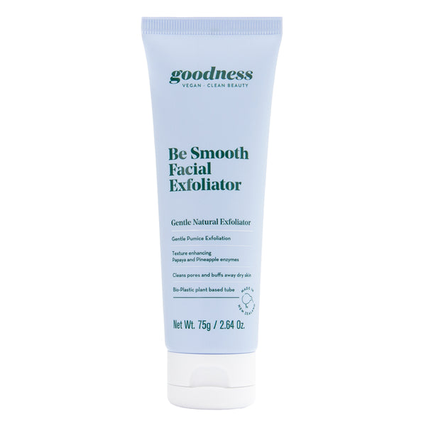 Be Smooth Facial Exfoliator – Goodness Vegan Clean Beauty