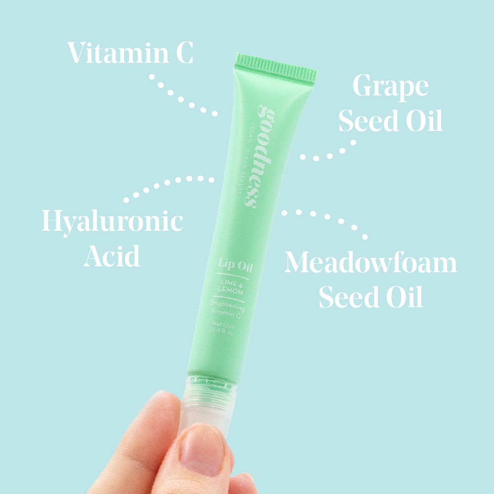 Goodness Be Lush Lip Oil - Lime & Lemon Goodness Be Lush Lip Oil - Lime & Lemon